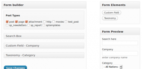 Advanced Search Widget